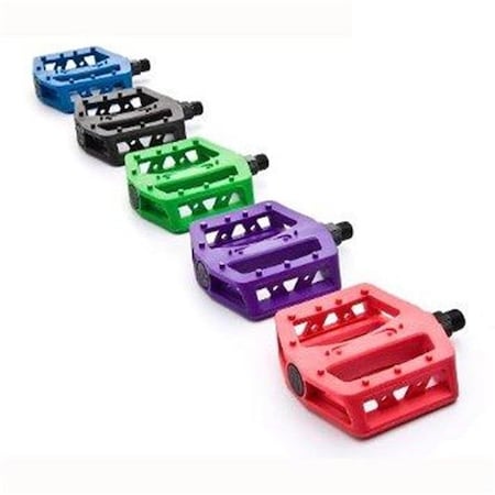 Strike3 Nylon Pedal Set - Yellow; 100 x 105 mm ST188802